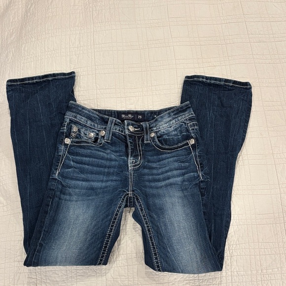 Miss Me Denim - Miss Me Dark Blue Boot Cut Jeans